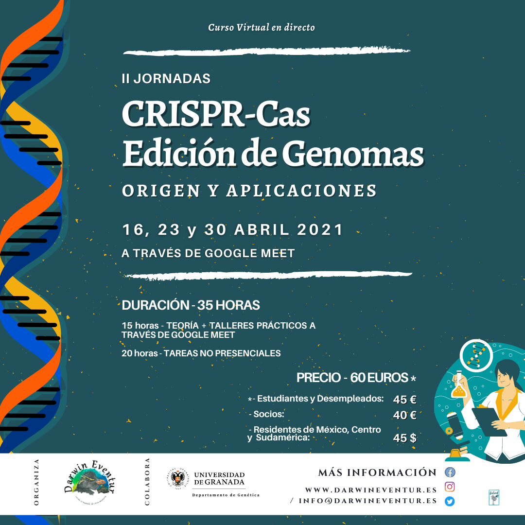 II Jornadas CRISPR/Cas. Edición de genomas: origen y aplicaciones