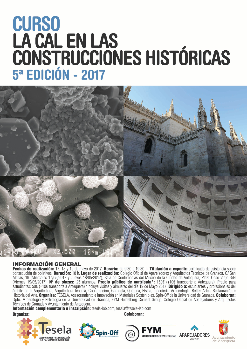 Curso: La Cal en las Construcciones Históricas. 5ª edición. 