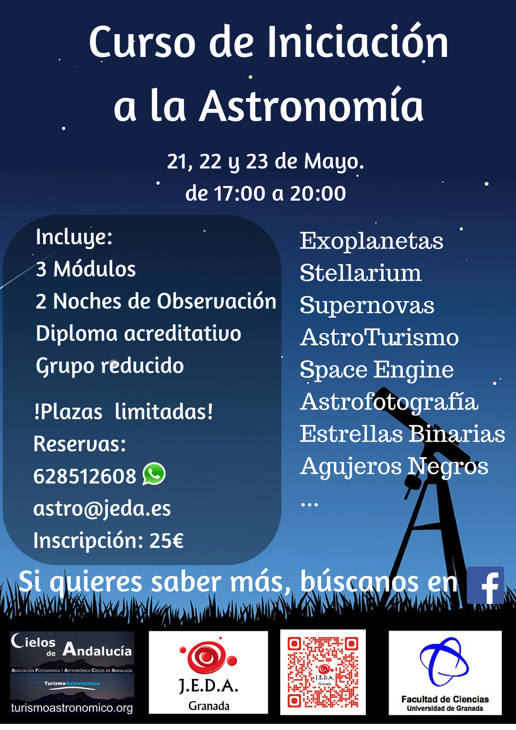 Curso de Iniciación a la Astronomía Observacional