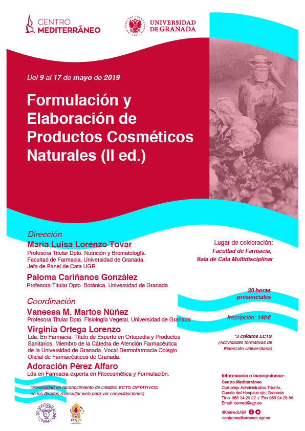 Curso: Formulación y Elaboración de Productos Cosméticos Naturales (II ed.)