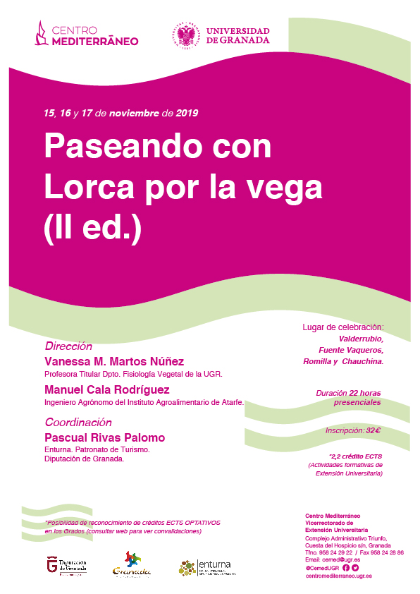 Curso: Paseando con Lorca por la Vega (II Edición)
