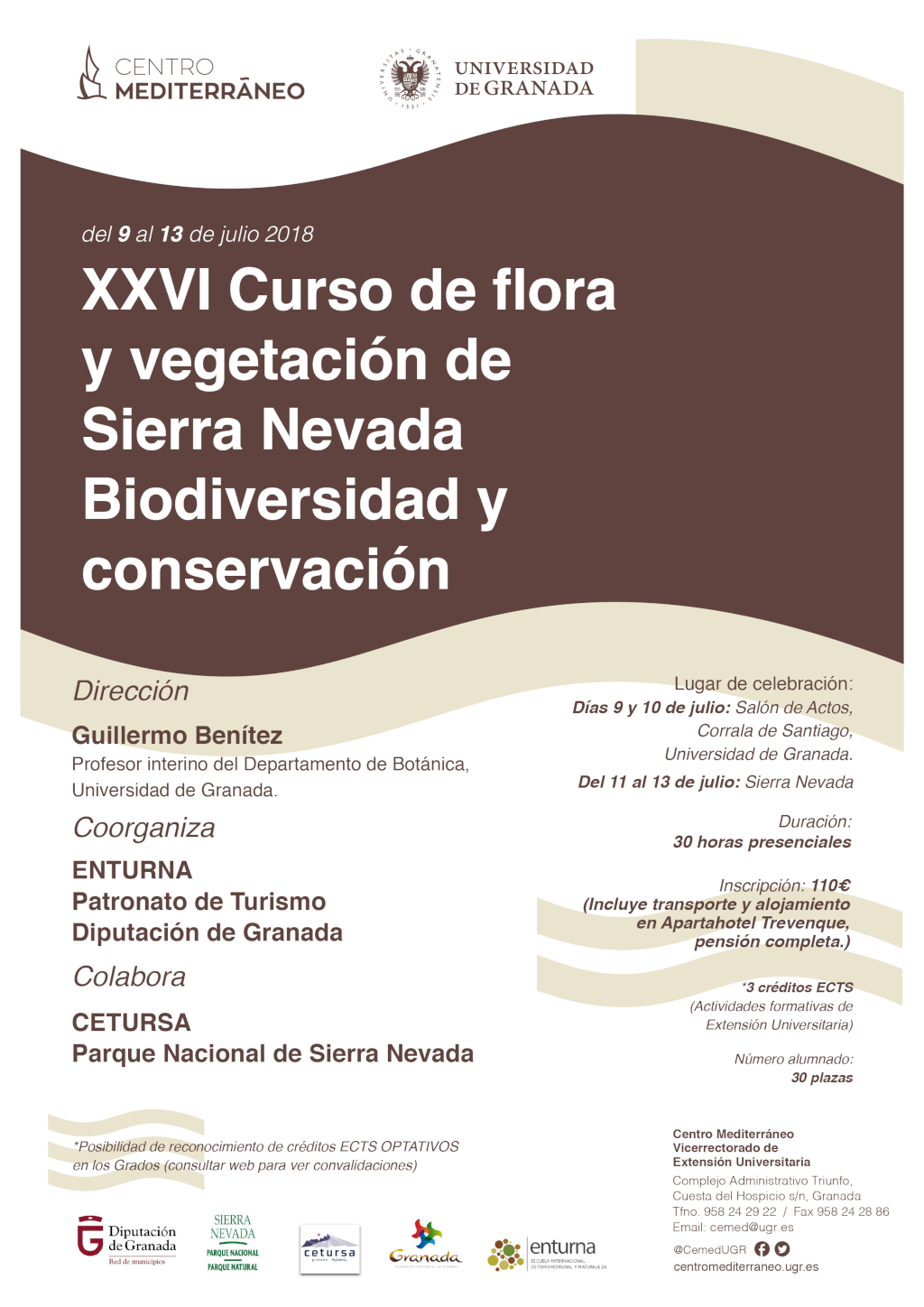 XXVI Curso de flora y vegetación de Sierra Nevada. Biodiversidad y conservación.