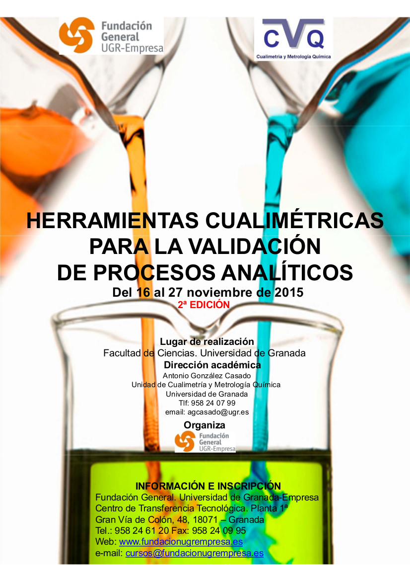 Herramientas Cualimétricas para la Validación de Procesos Analíticos. II Edición