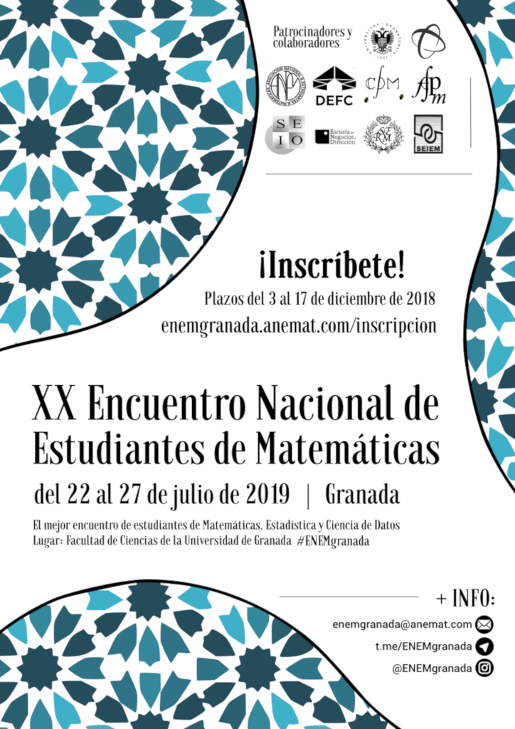 Se abren inscripciones para el XX Encuentro Nacional de Estudiantes de Matemáticas y Estadística