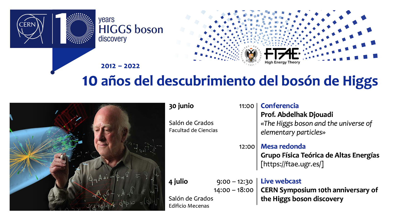 10 Años del descubrimiento del Bosón del Higgs