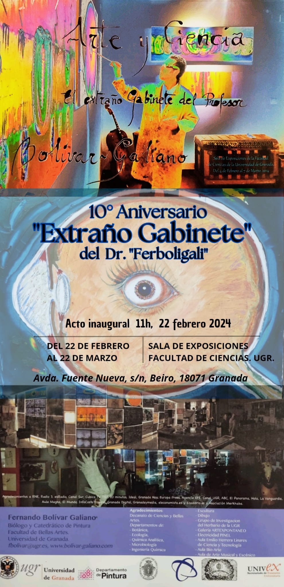 Exposición 10° Aniversario del "Extraño Gabinete" del Dr. "Ferboligali"