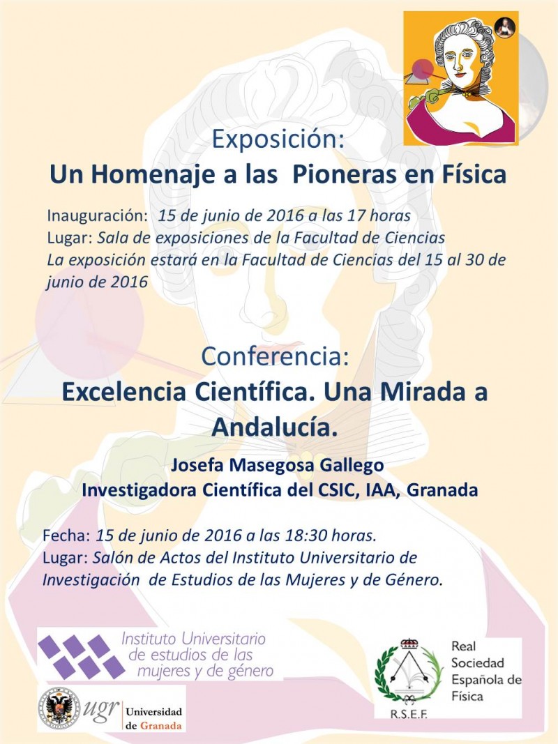 Exposición / Conferencia: Un homenaje a las pioneras de la Física/ Excelencia científica. Una mirada a Andalucía.