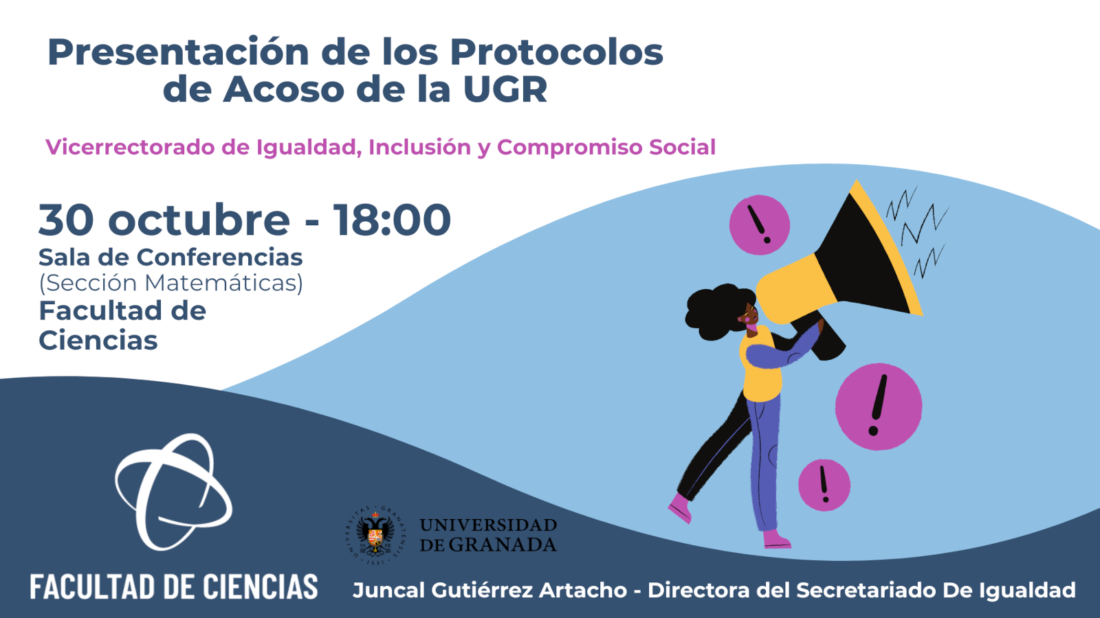 Presentación de los Protocolos de Acoso de la UGR