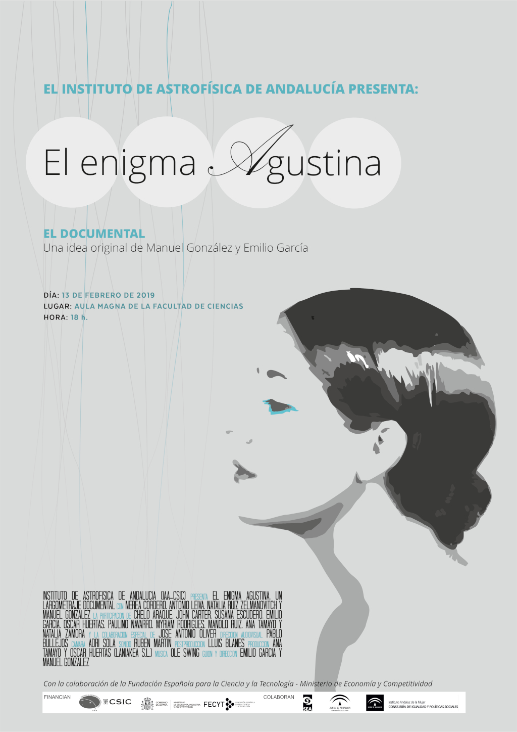 Proyección del documental El Enigma Agustina