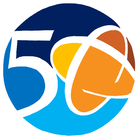 Logo del 50 aniversario de la Facultad de Ciencias