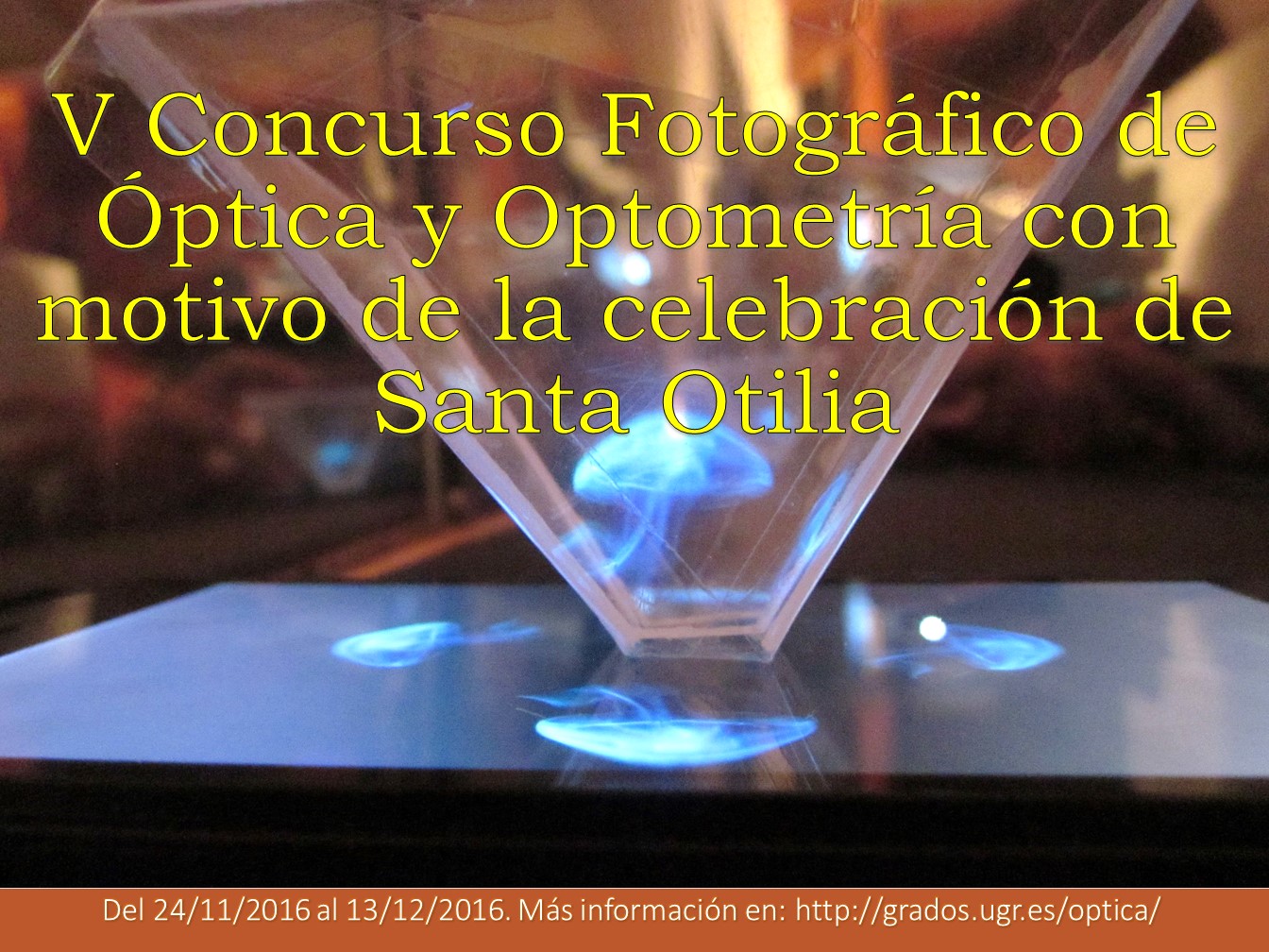 V concurso fotográfico de Óptica y Optometría con motivo de la celebración de Santa Otilia