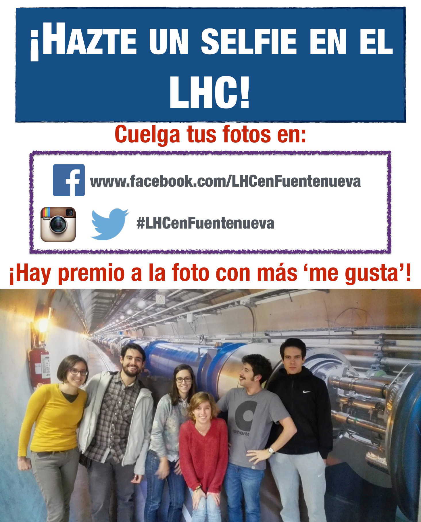 ¡Hazte un selfie en el LHC!