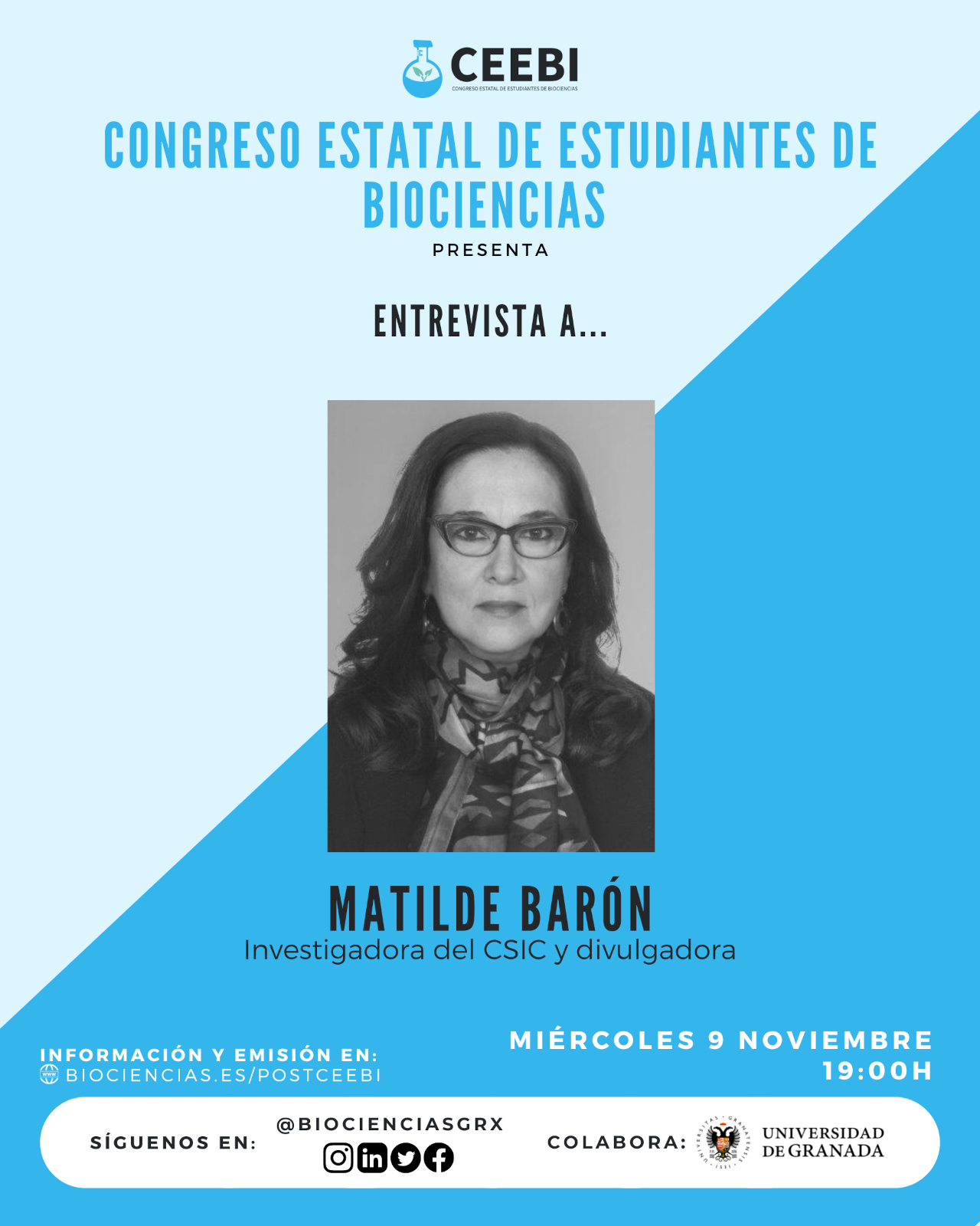 Entrevista Post-CEEBI a Matilde Barón