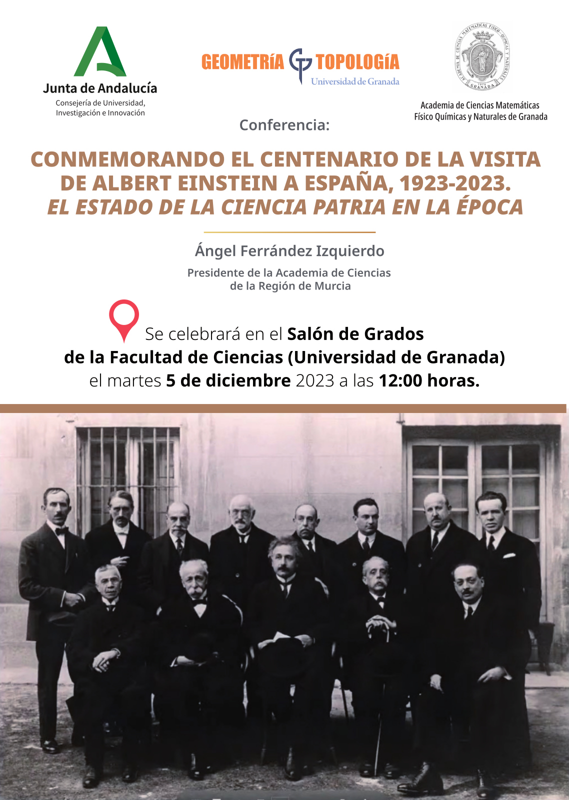 Conmemorando el centenario de la visita de Albert Einstein a España, 1923-2023. El estado de la Ciencia Patria en la época.