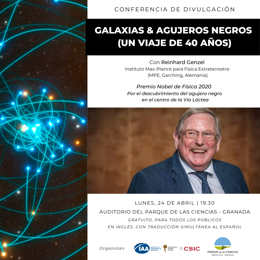 Conferencia: Galaxias & Agujeros Negros (Un viaje de 40 años)