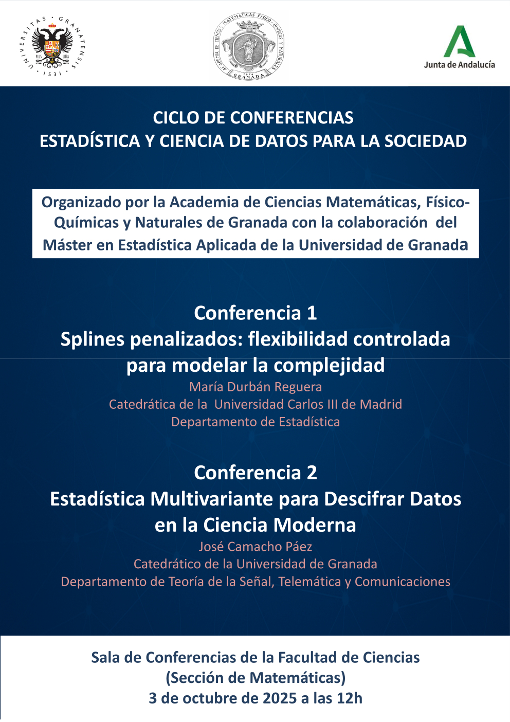 Ciclo de Conferencias "Estadística y Ciencia de Datos para la Sociedad"