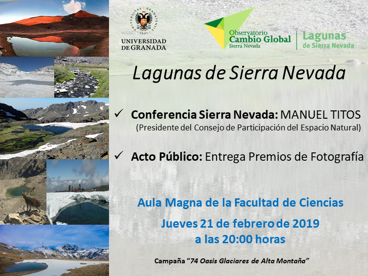 Conferencia y entrega de premios Lagunas de Sierra Nevada