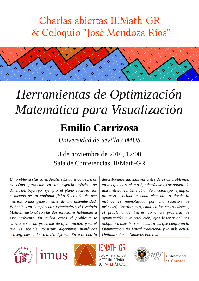 Herramientas de Optimización Matemática para Visualización