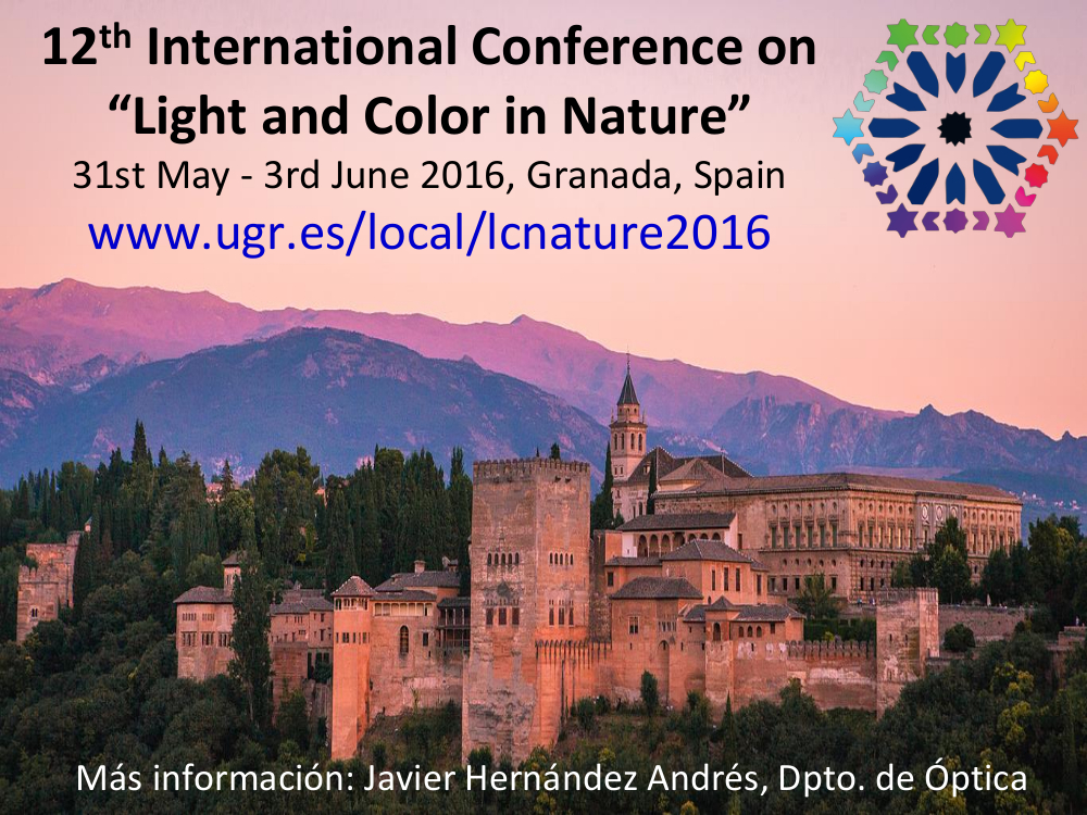 12th International Conference on “Light and Color in Nature”