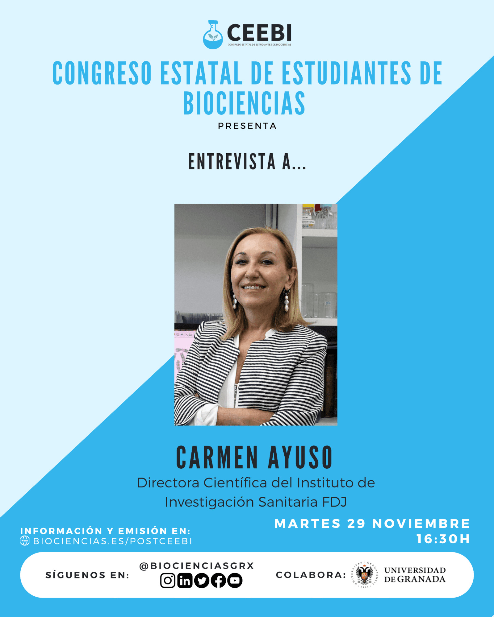 Entrevistas Post-CEEBI a Carmen Ayuso