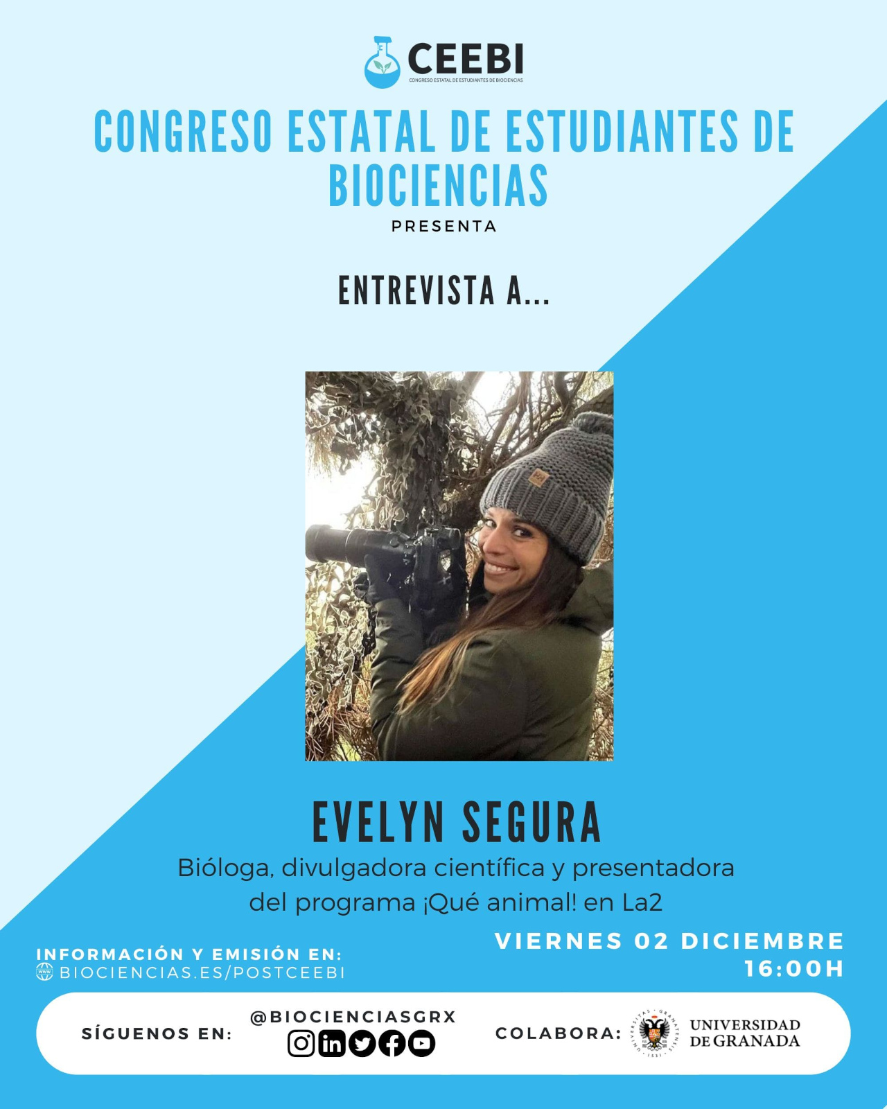 Entrevista Post-CEEBI a Evelyn Segura