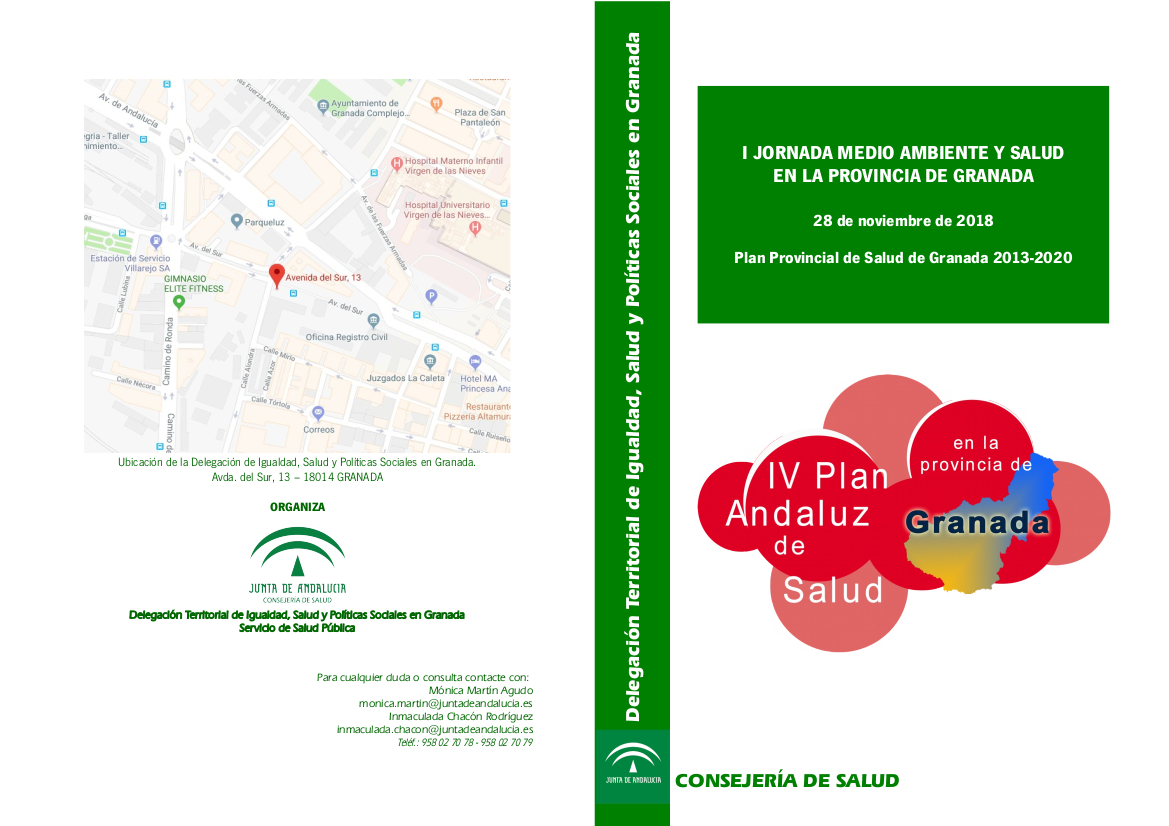 I Jornada Medio Ambiente y Salud en la Provincia de Granada