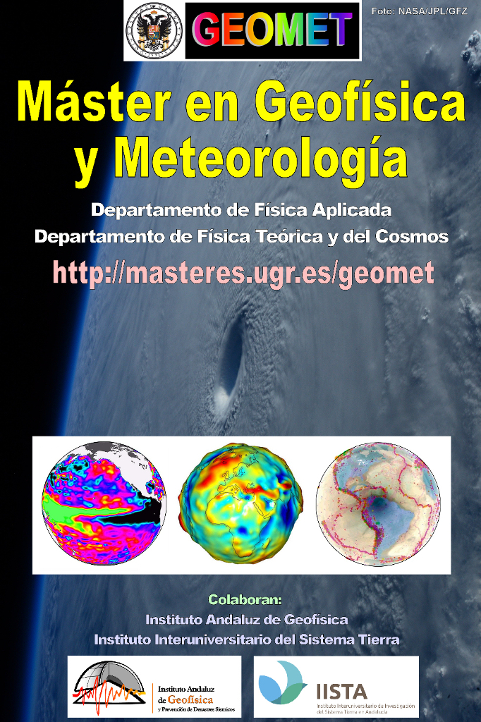 Máster en Geofísica y Meteorología, Curso 2016-2017