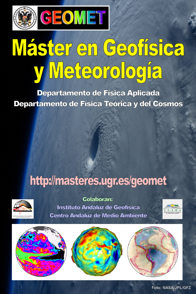 Máster en Geofísica y Meteorología, Curso 2015-2016 