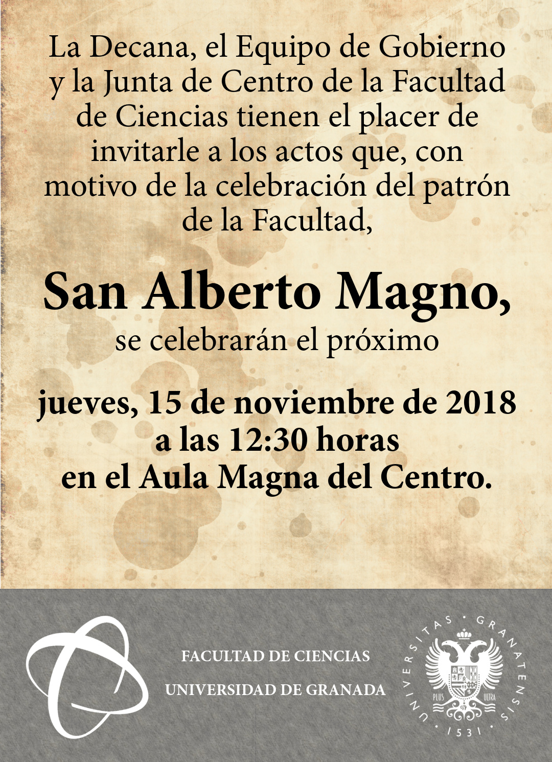 San Alberto Magno 2018