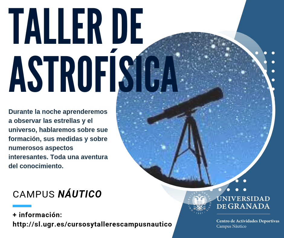 Taller de Astronomía en el Campus Náutico de la Universidad de Granada