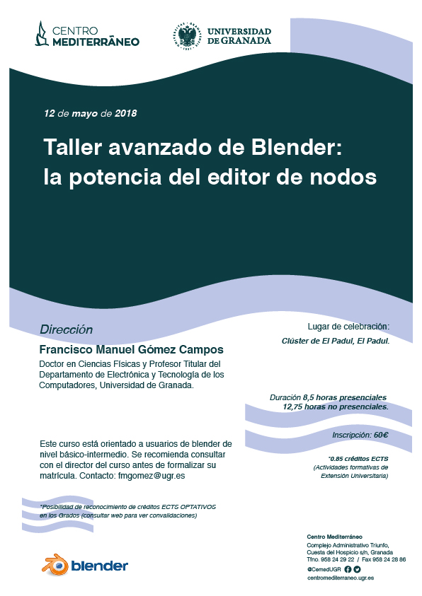 Taller avanzado de Blender: la potencia del editor de nodos 